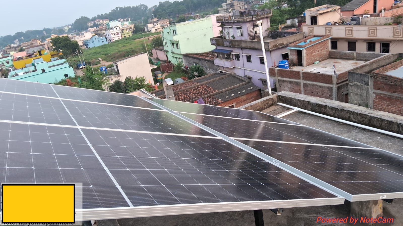 Rural solar installation supporting agriculture